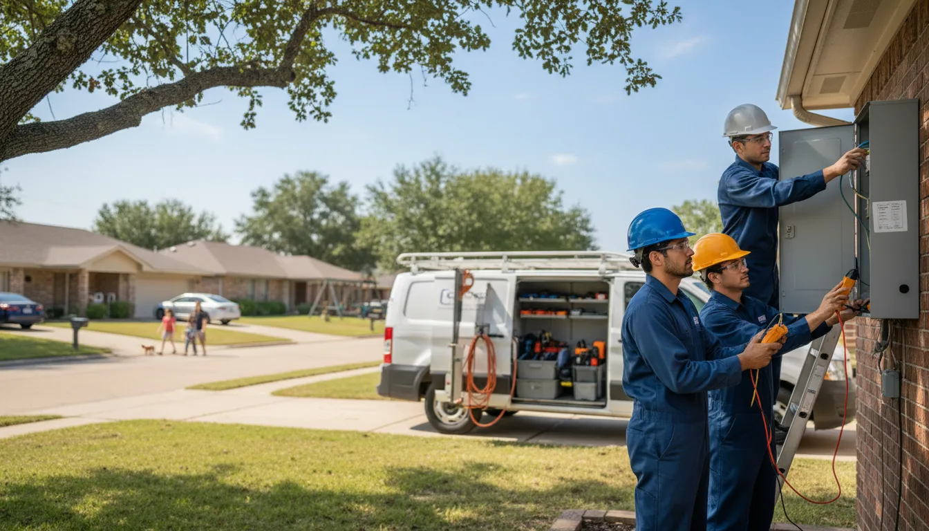 Certified electrician providing emergency electrical services in Jessie, ND